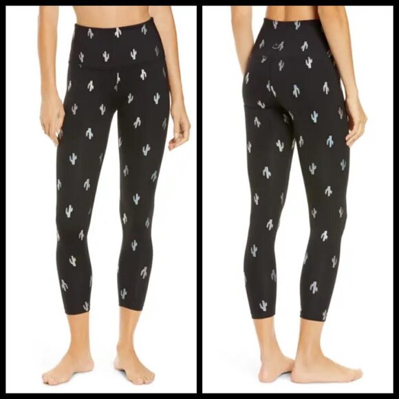 💕BEYOND YOGA💕 Cactus High Waisted Midi Legging Medium M NWT - Picture 10 of 16
